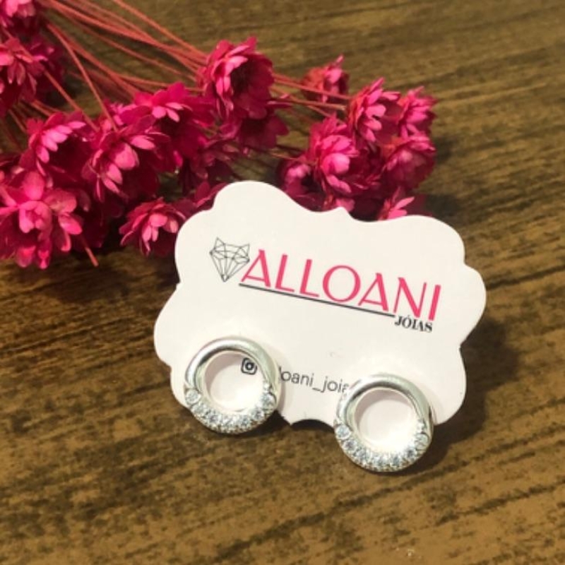 Brinco Redondo Cravejado