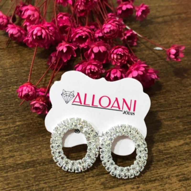 Brinco Redondo Cravejado