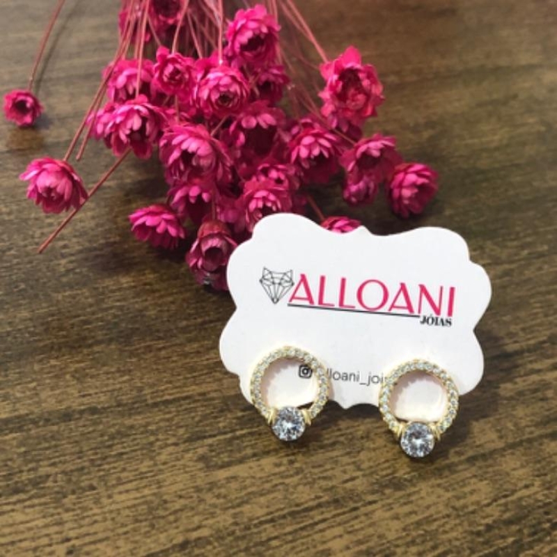 Brinco Redondo Cravejado