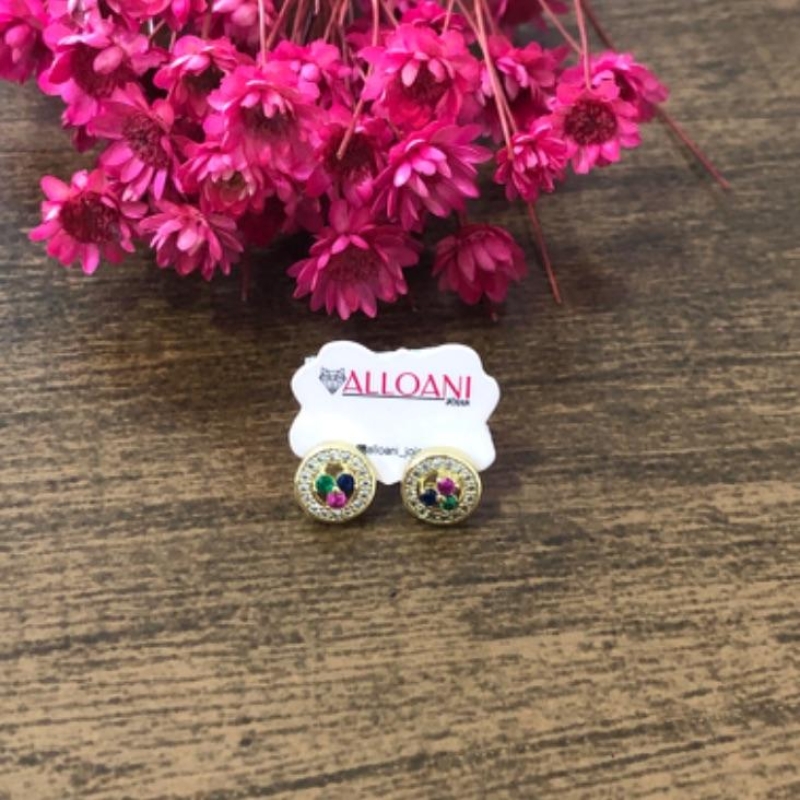 Brinco Redondo Cravejado