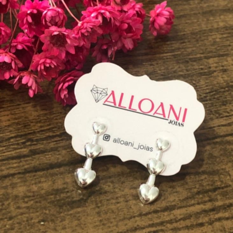 Brinco Três Coração