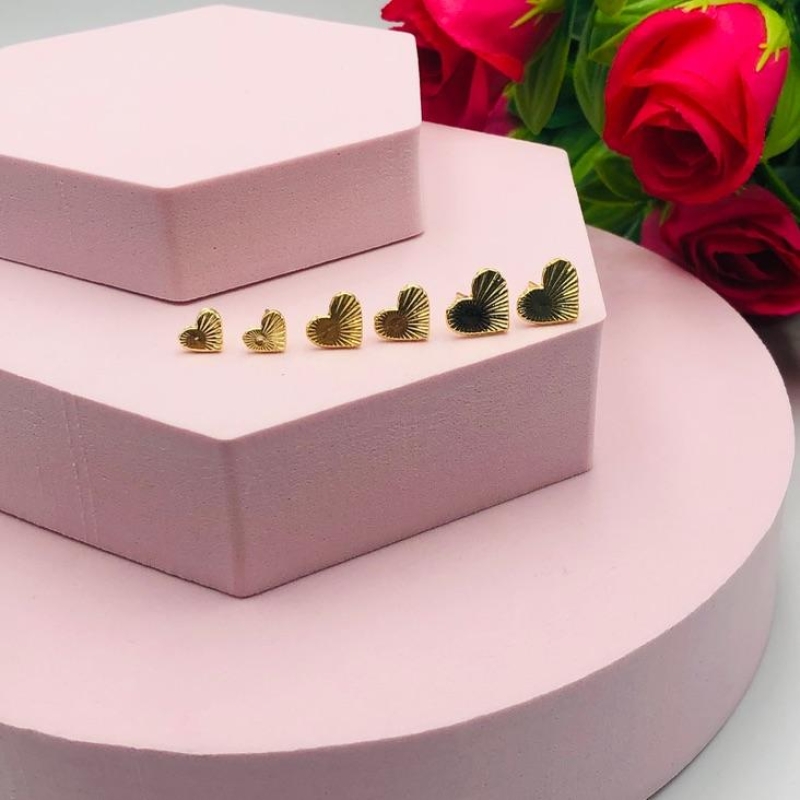 Brinco Trio Coração