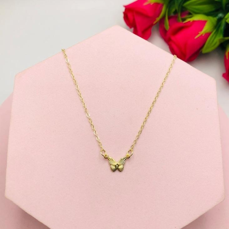 Colar Cadeadinho Borboleta