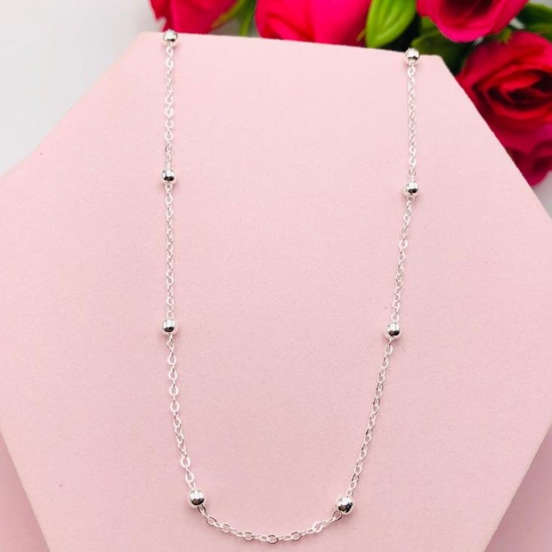 Colar Cadeado com Bolinha