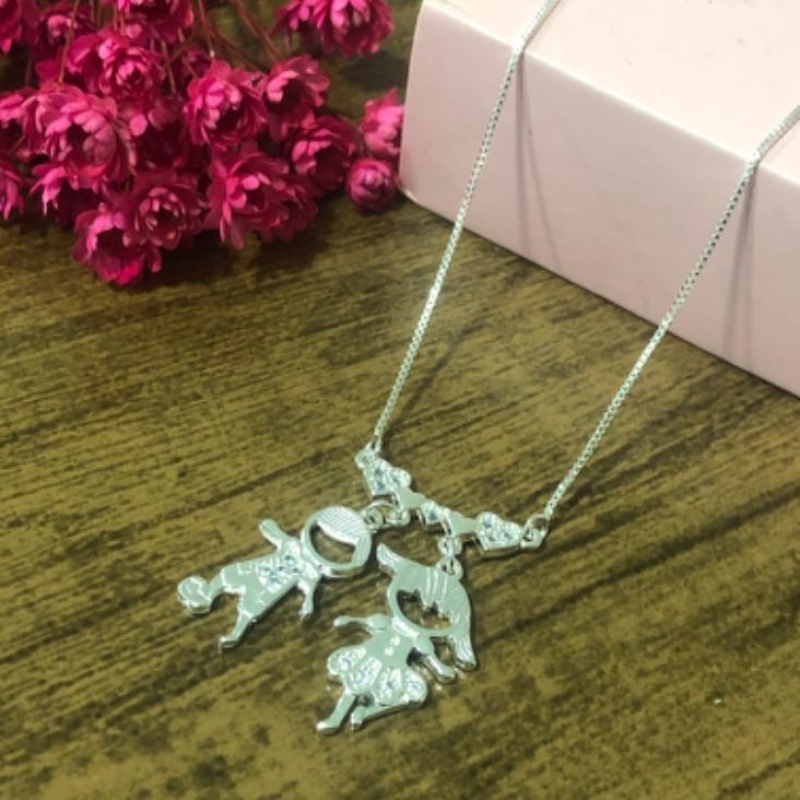 Colar Canga Cravejado Filhos Casal