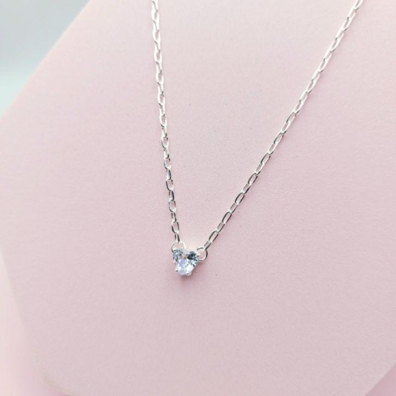 Colar Cartier com Coração Cristal