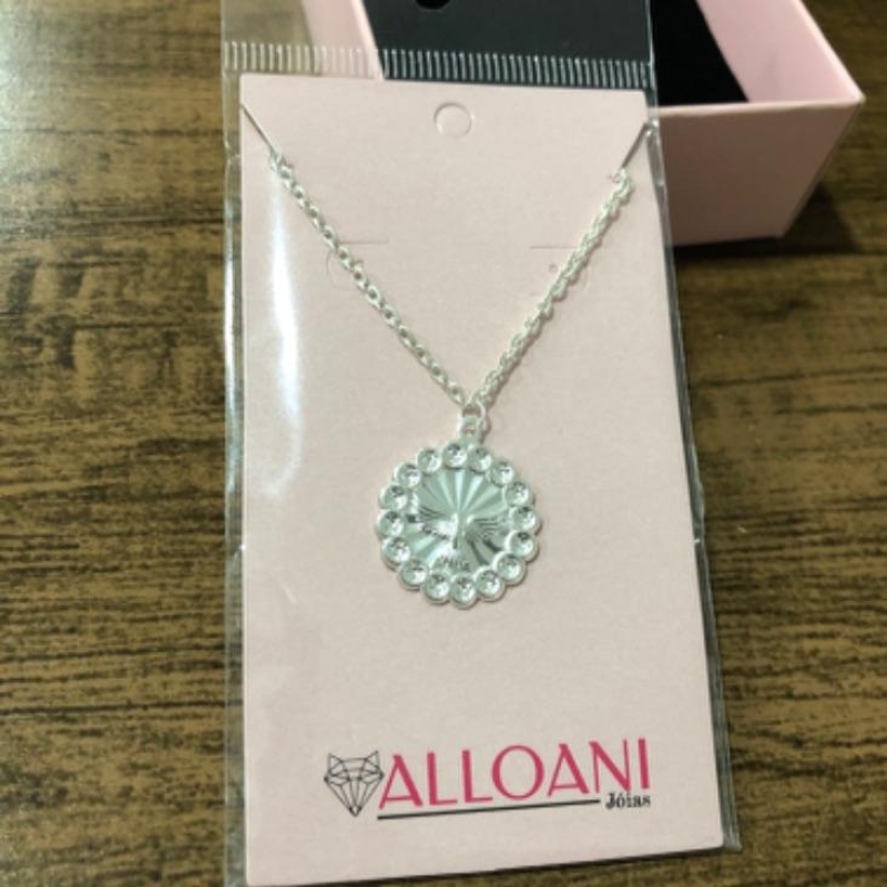 Colar corrente cadeado com Pingente Espírito Santo