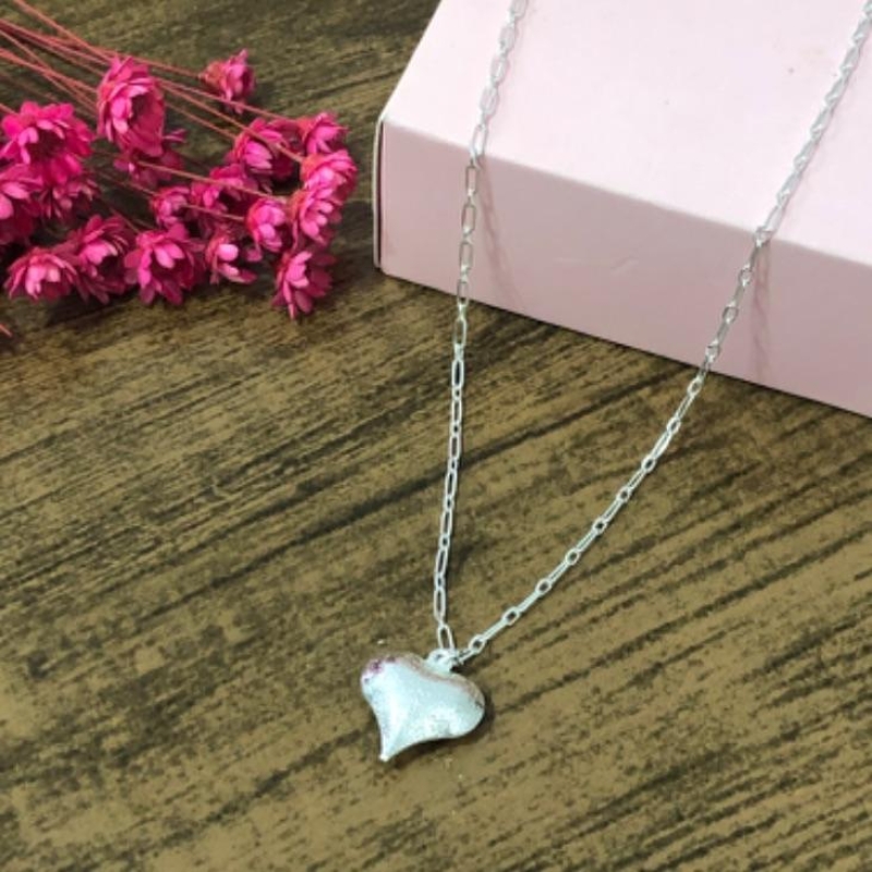 Colar Corrente Cartier Pingente Coração