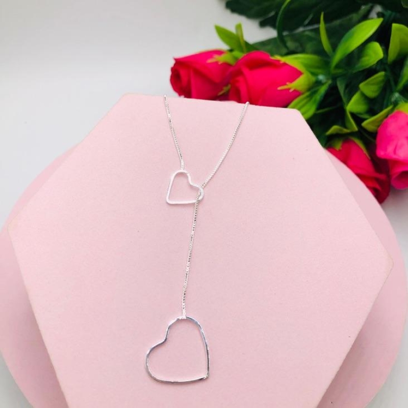 Colar Gravatinha Coração