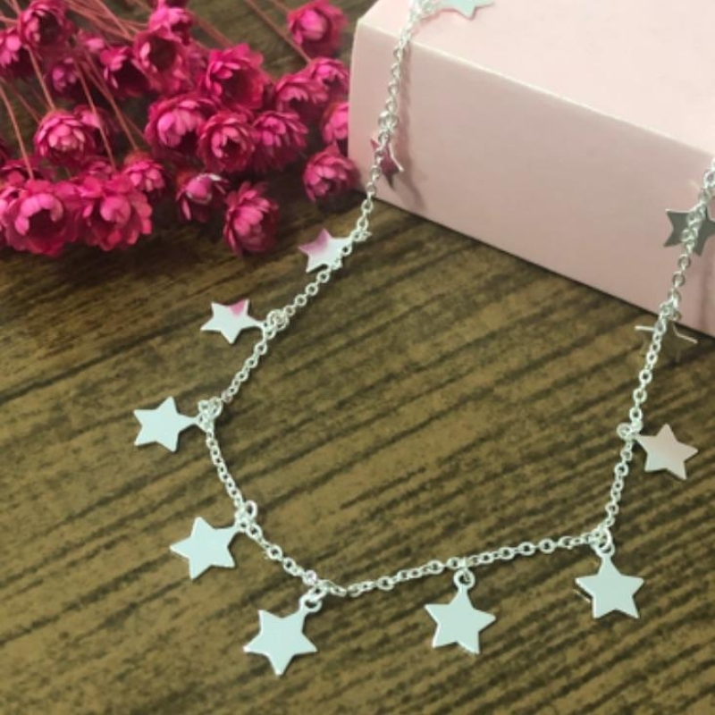 Colar Longo Pingente Estrela