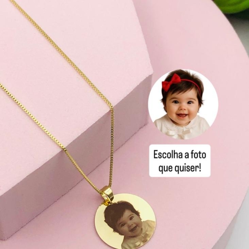 Colar Mandala com Foto