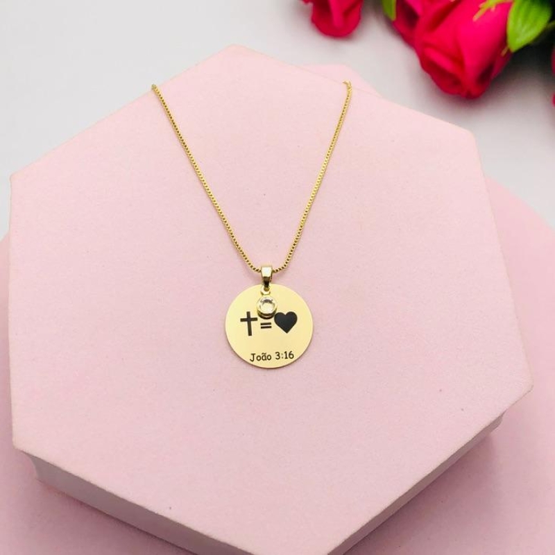 Colar Mandala João 3:16