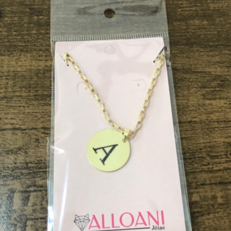 Colar Masculino Letra A