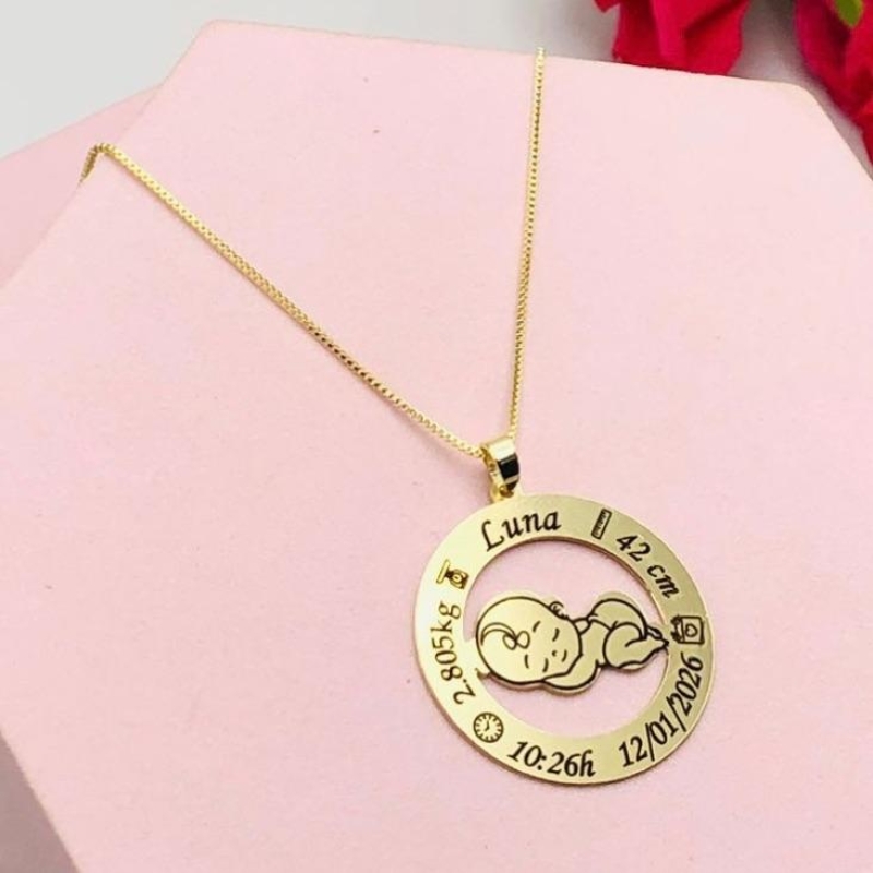 Colar Nascimento Personalizado