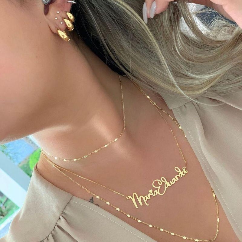 Colar Nome Personalizado (Fonte Disney)