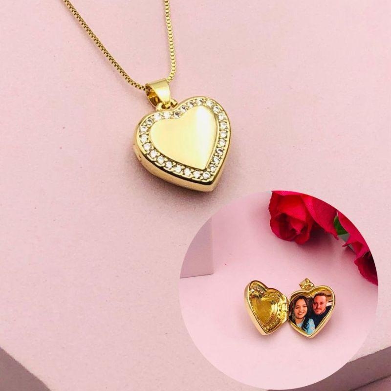 Colar Relicário Foto