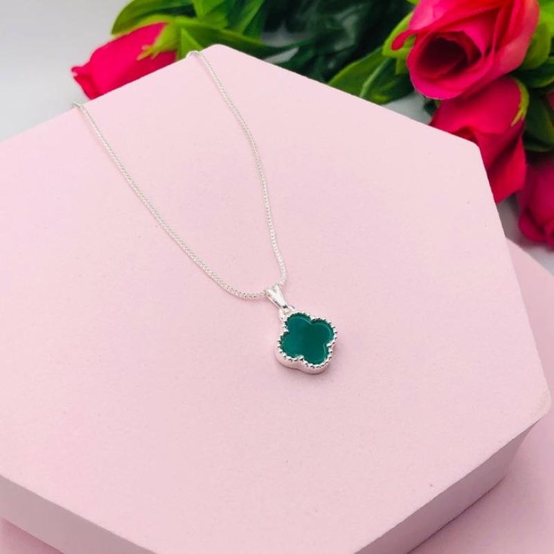 Colar Trevo Verde