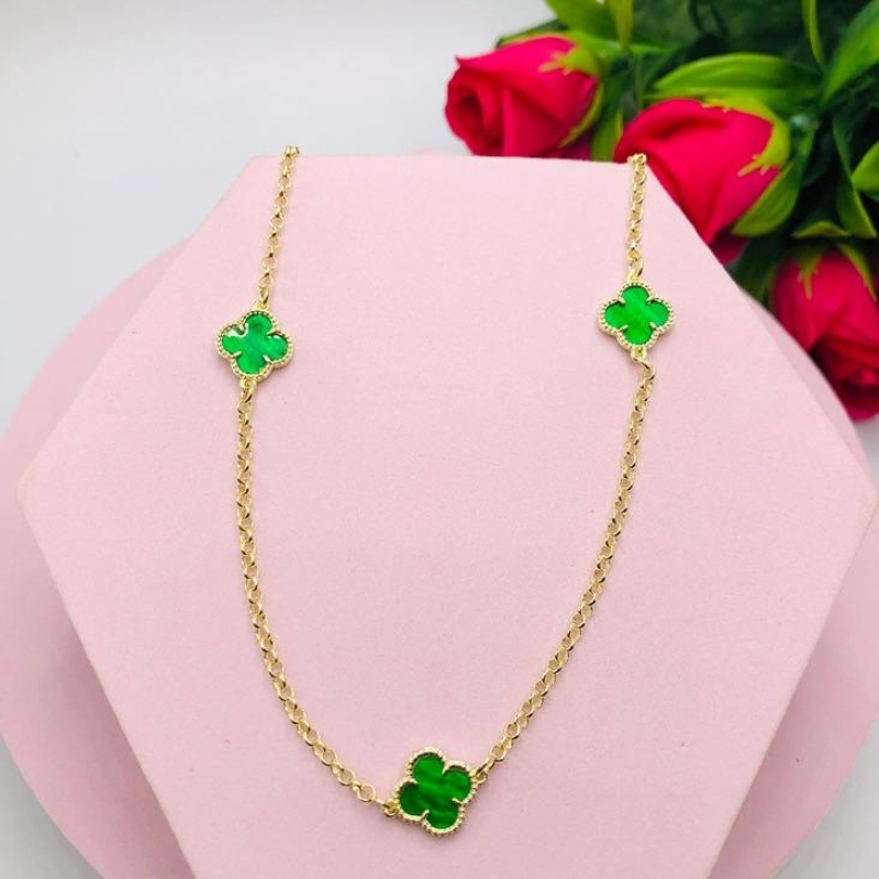 Colar Trevo Verde