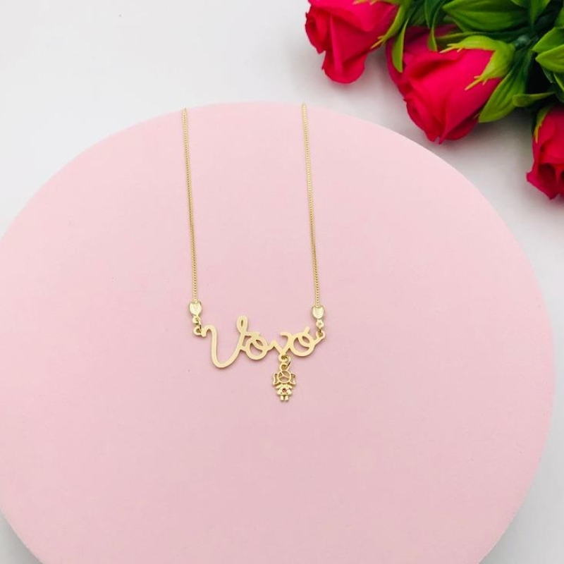 Colar Vovó Um Pingente