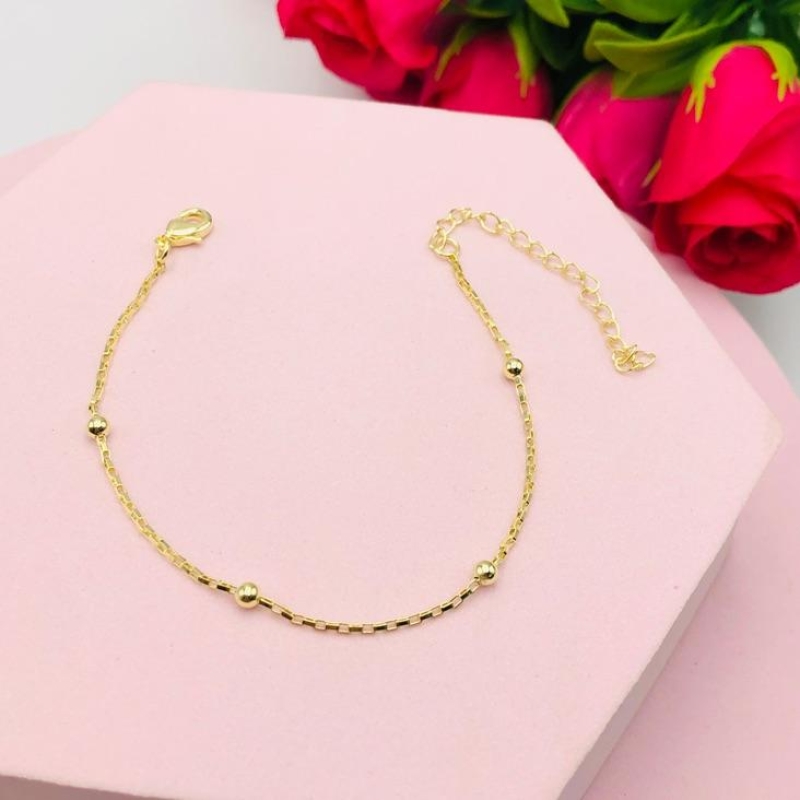 Pulseira Cadeado Bolinha