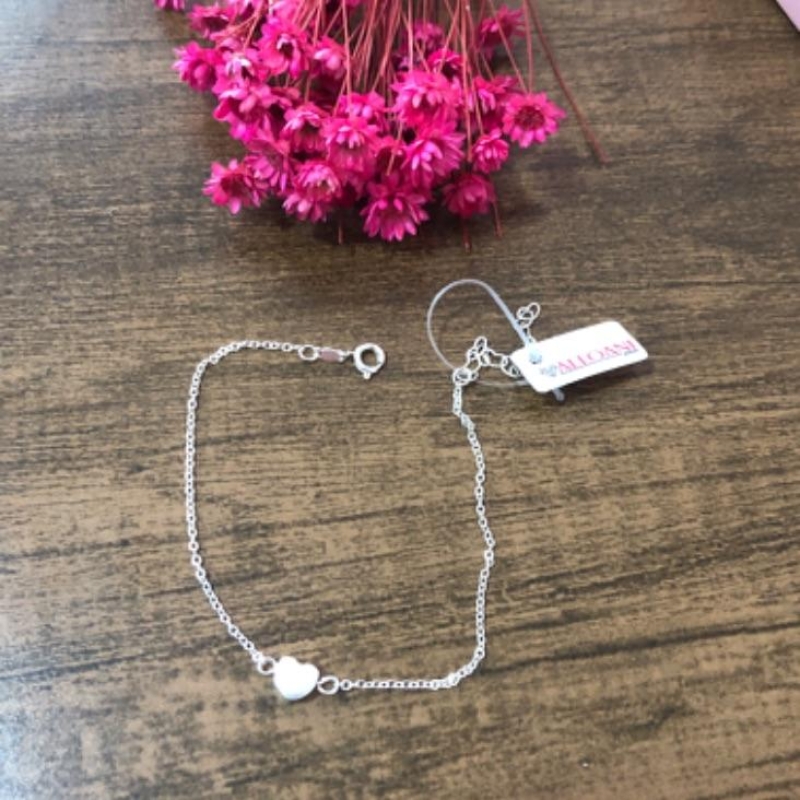Pulseira Cadeado com Coração