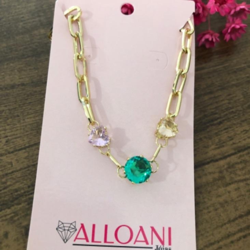 Pulseira Cartier com pingentes