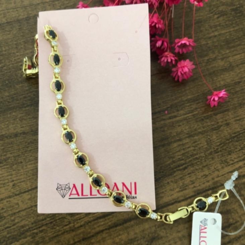 Pulseira com pedraria