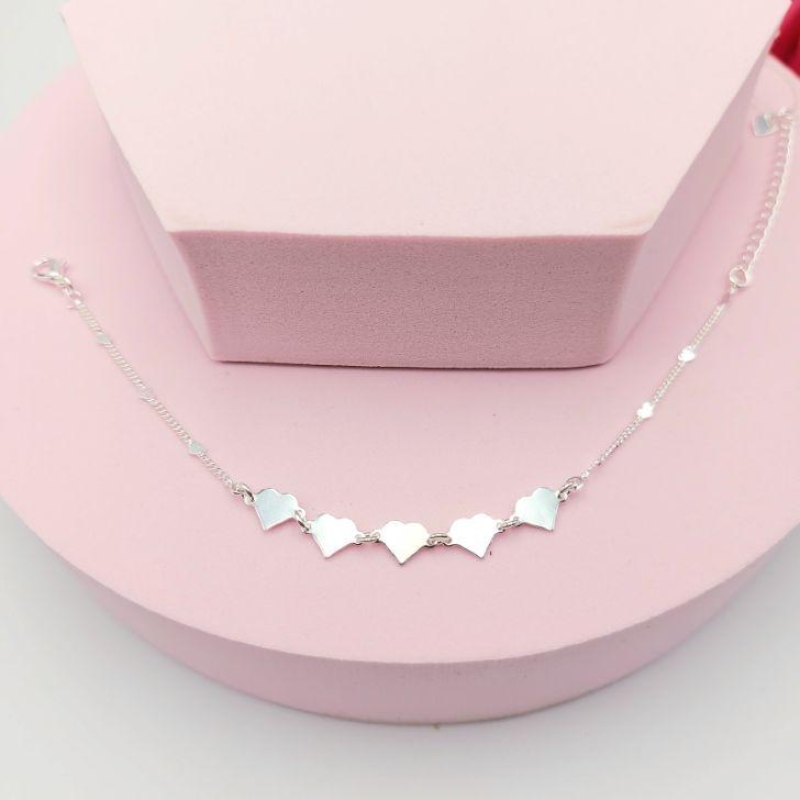 Pulseira De Corações