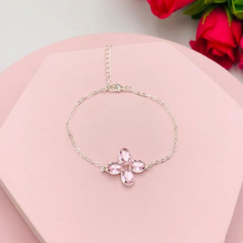 Pulseira Flor Ligth Rose
