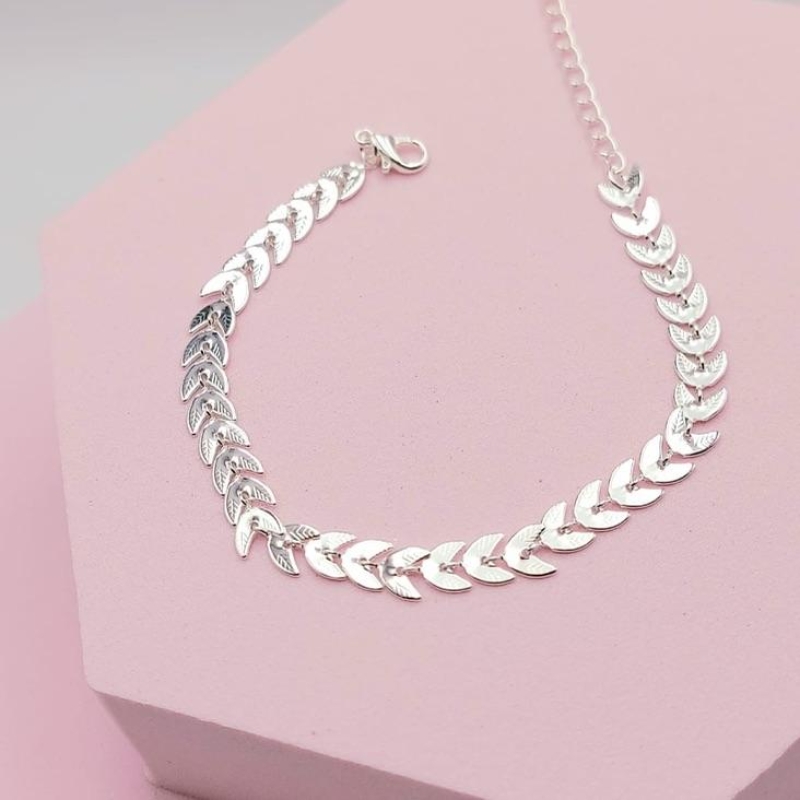 Pulseira Folha de Oliveira