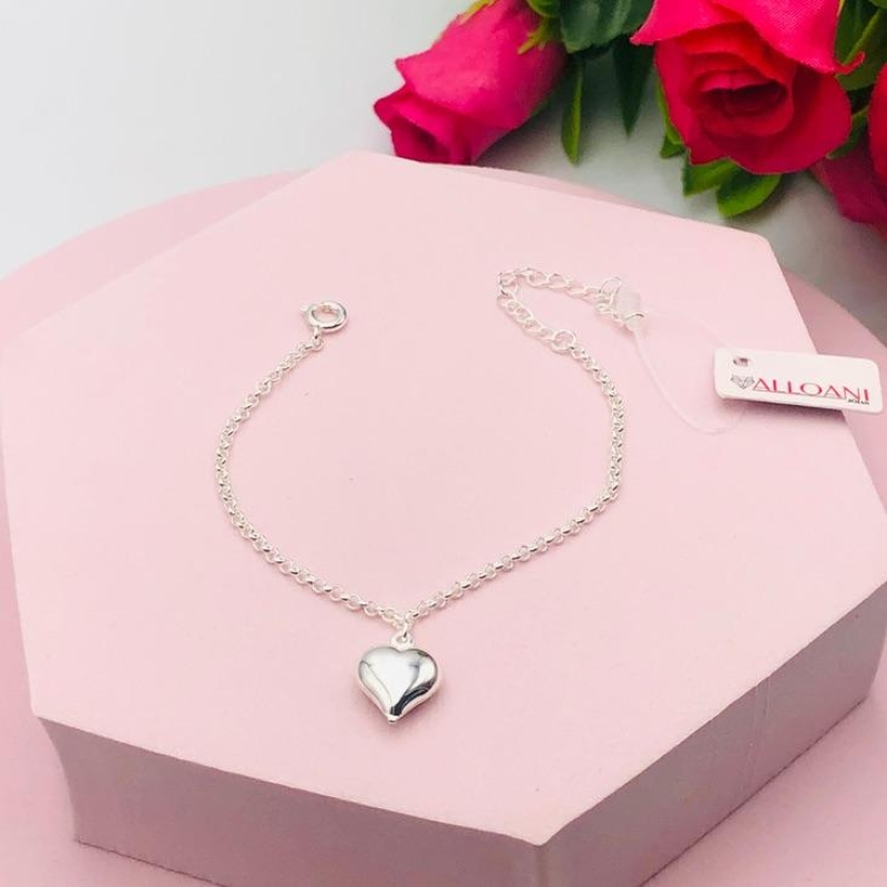 Pulseira Pingente Coração