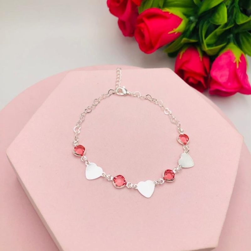 Pulseira Tifani com Corações
