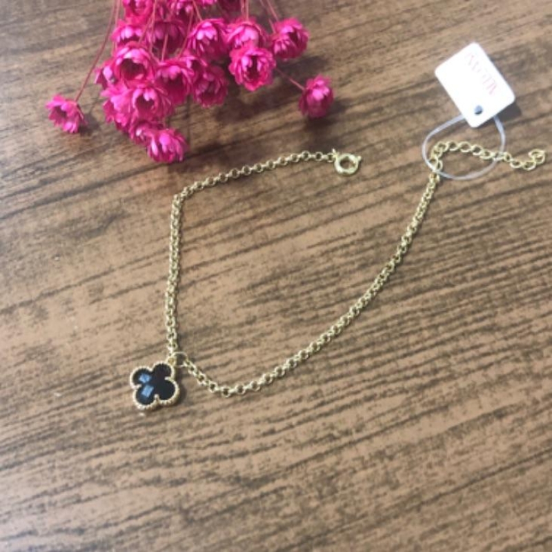 Pulseira Trevo Preto