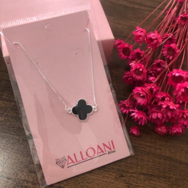 Pulseira Trevo Preto