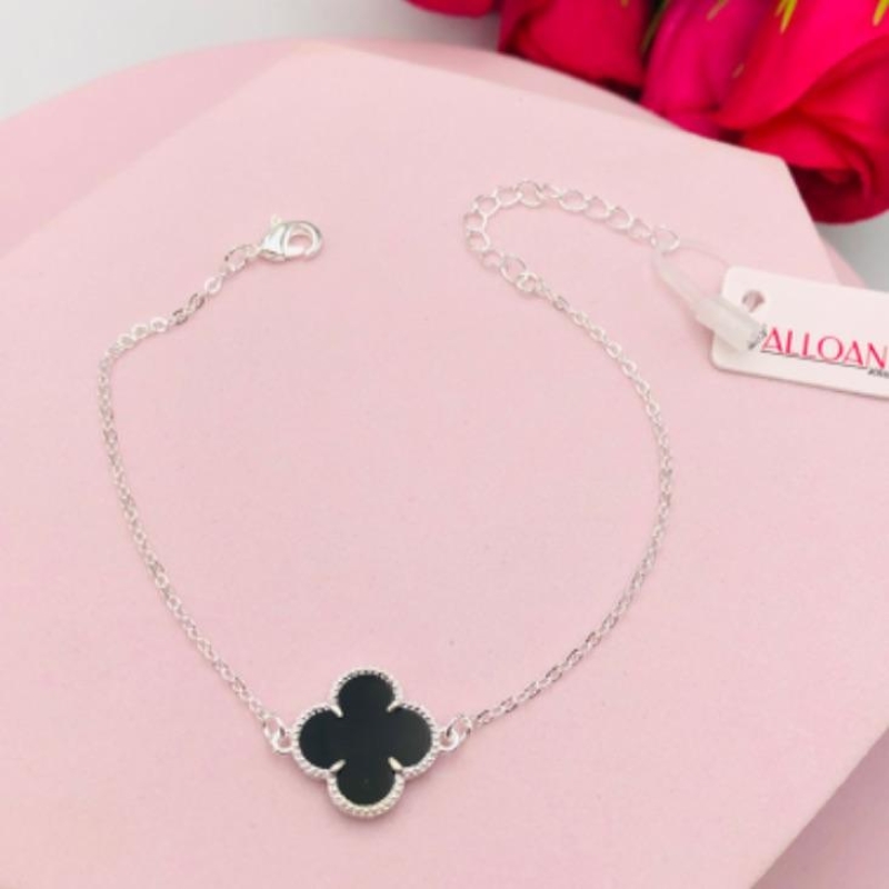 Pulseira Trevo Preto