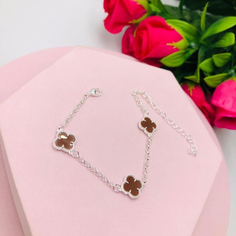 Pulseira Trevos Marrom