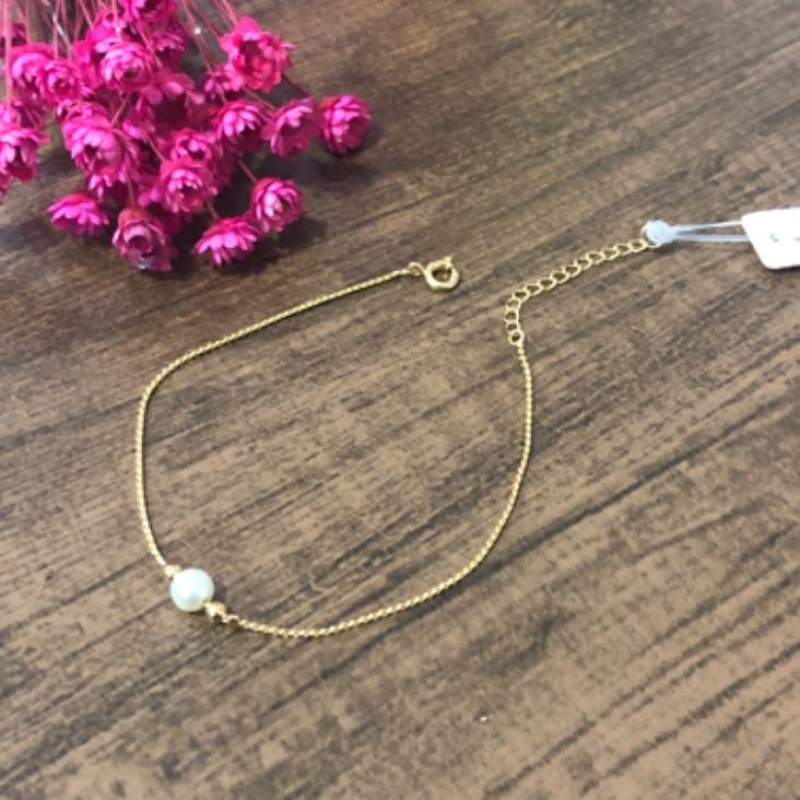 Pulseira Veneziana com uma Pérola