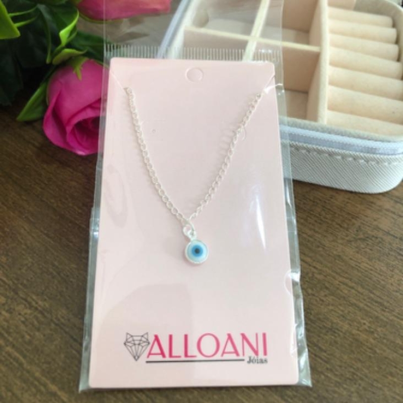 Tornozeleira com Pingente Olho Grego