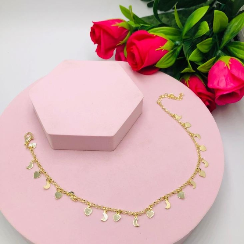 Tornozeleira Lua e Estrelas