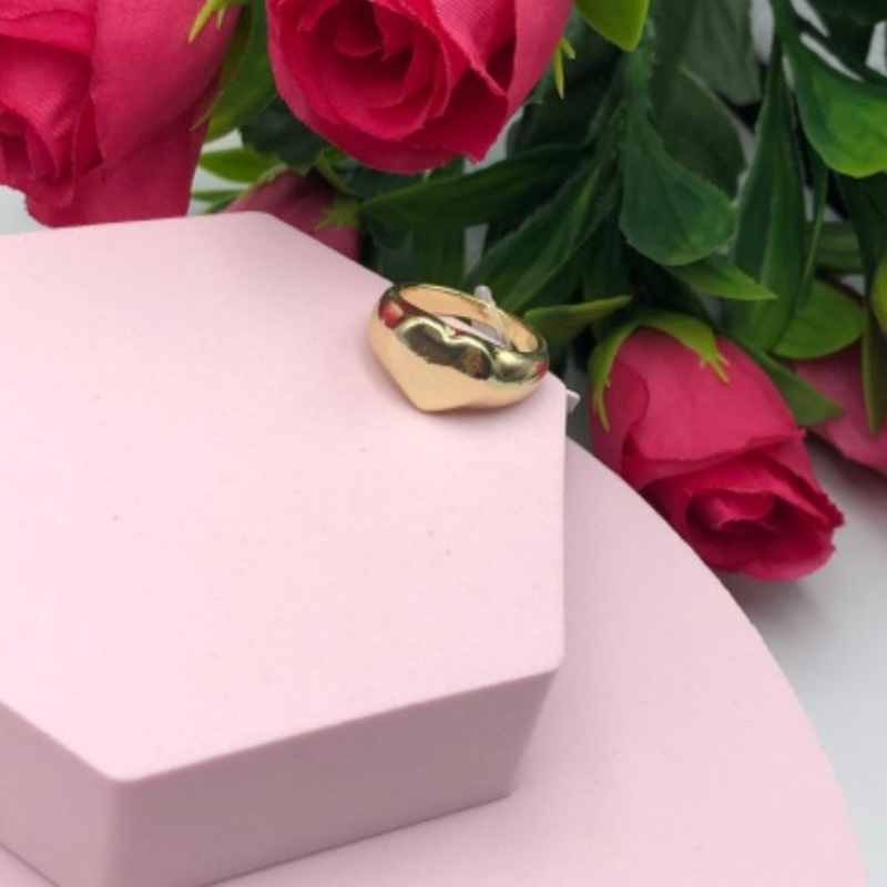 Anel Coração Liso N 16