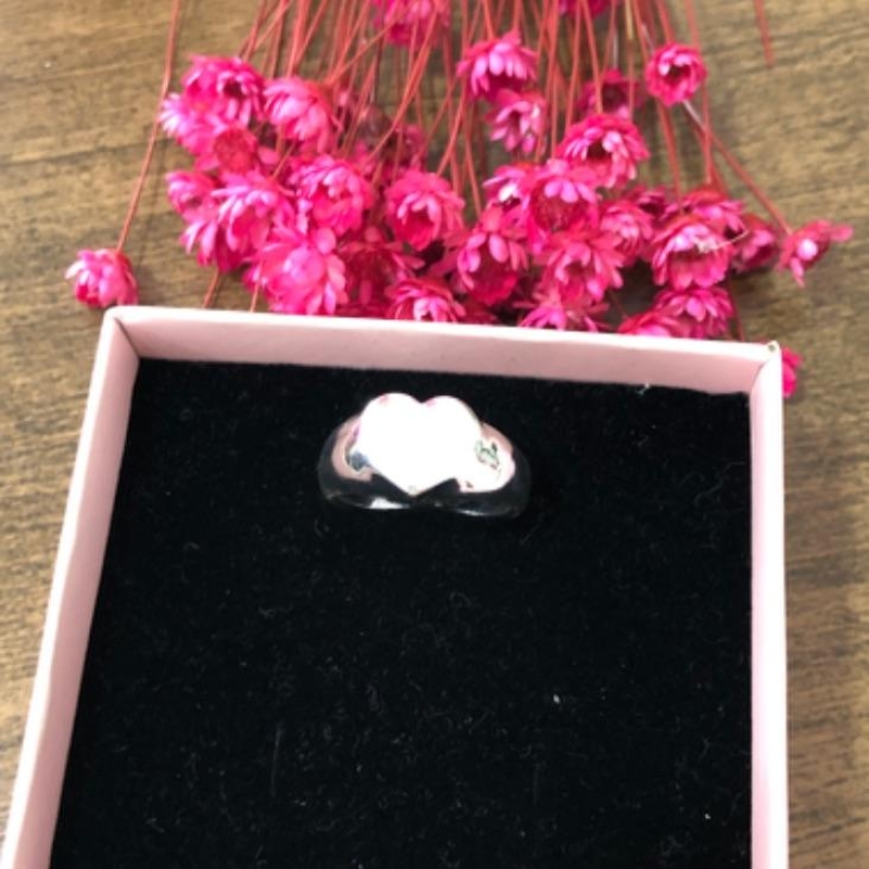 Anel Coração Liso N 	21