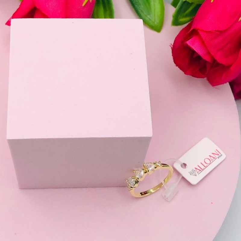 Anel Corações N 16