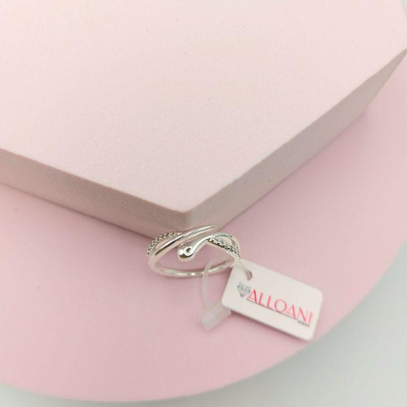 Anel de Cobrança Cravejado N°18