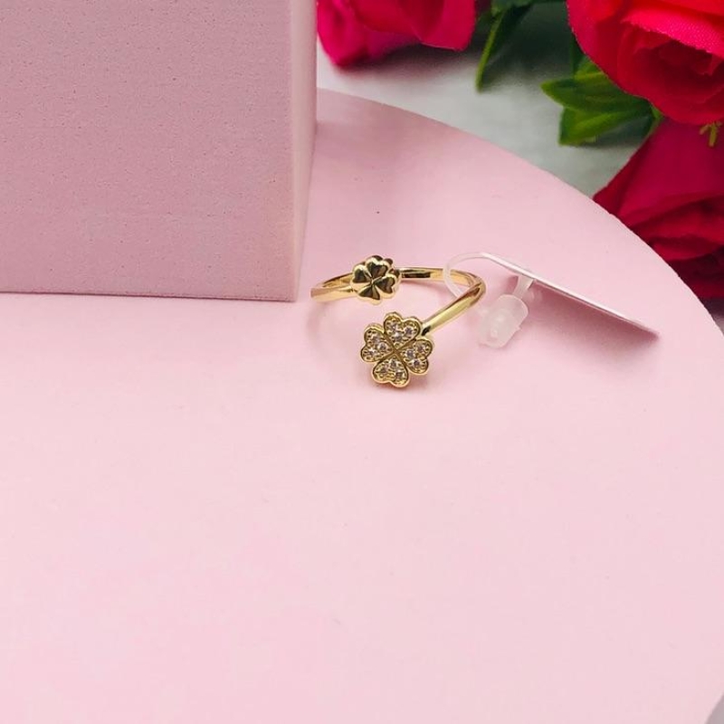 Anel Flor Cravejado N 23