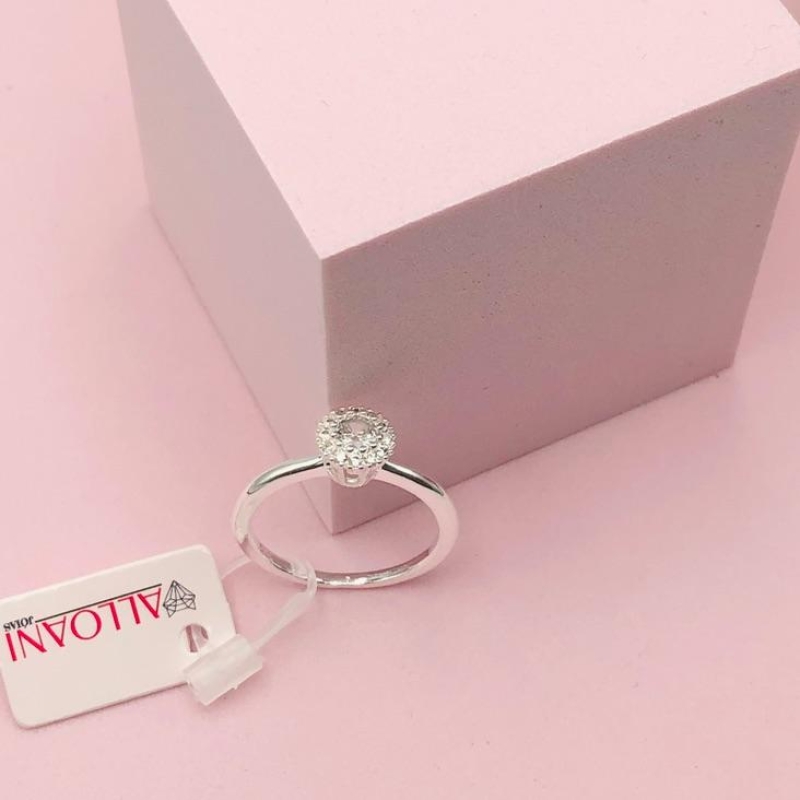 Anel Solitário Chuveirinho N 17