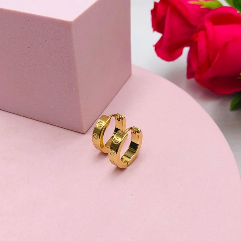 Brinco Argola Inspiração Cartier