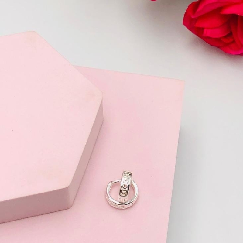 Brinco Argolinha Coração