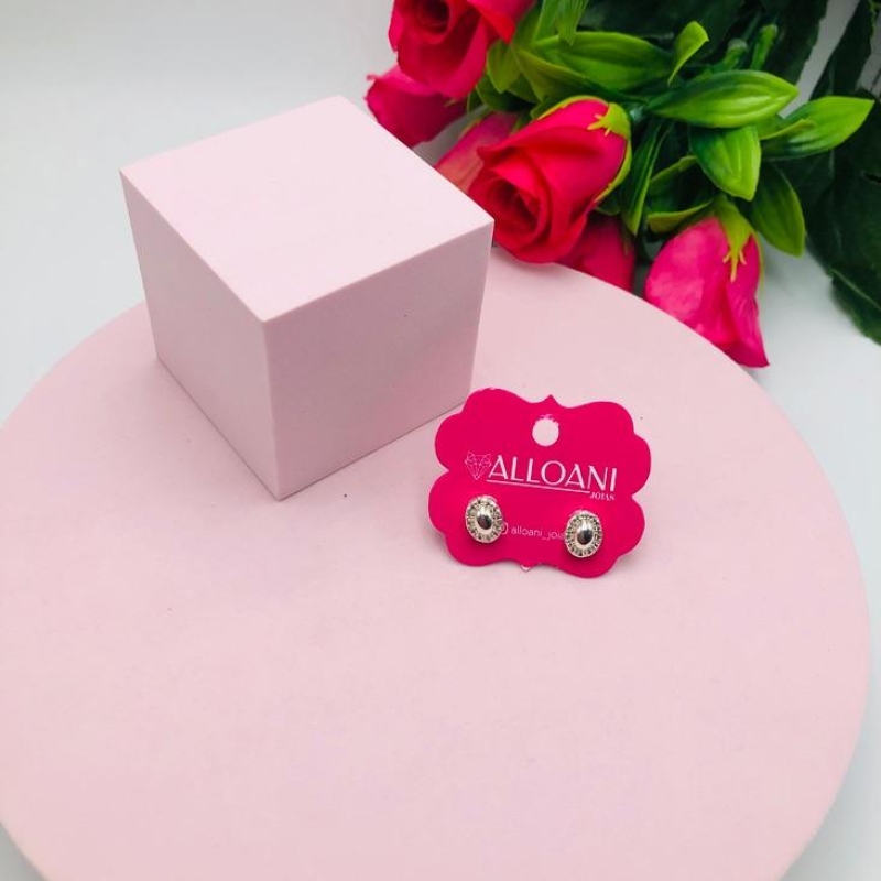 Brinco Redondo Cravejado