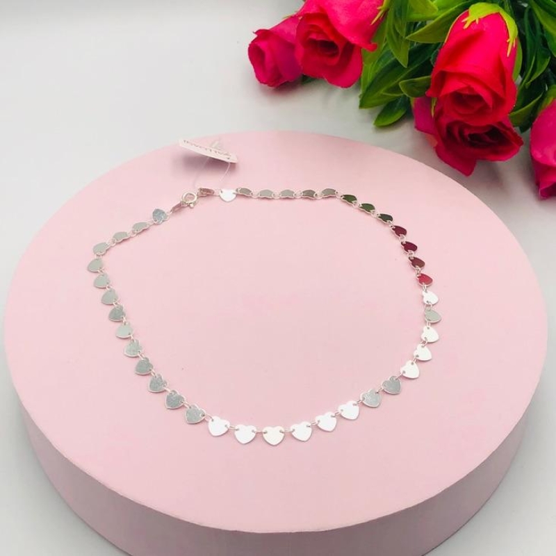 Colar Chocker Corações