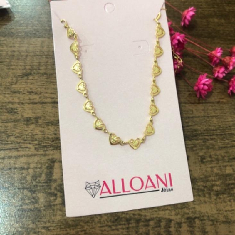 Colar Choker coração